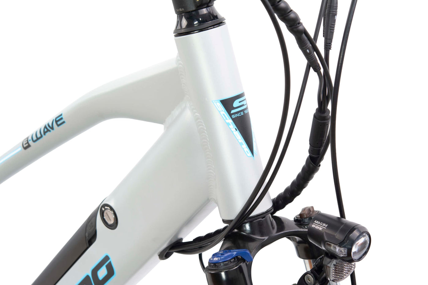 F.lli Schiano E-Wave, E Bike Trekking 28 Zoll, 36V 11.6Ah Abnehmbarer Akku, Motor 250W 50Nm, Trekking EBike für Herren/Damen, Weiss