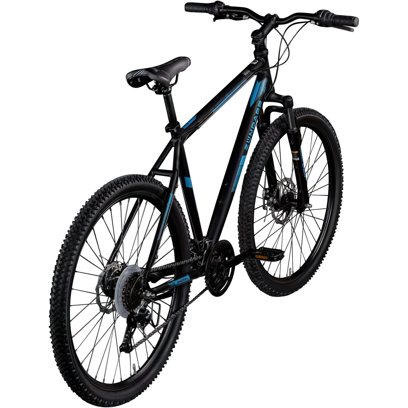 ZÜNDAPP Mountainbike 27 5 Zoll | Damen und Herren Fahrrad Erwachsene 27,5" mit 21 Gangschaltung | Mountain Bike 175-190 cm mit Scheibenbremsen | Blue 4.0 (schwarz/blau, 52 cm)