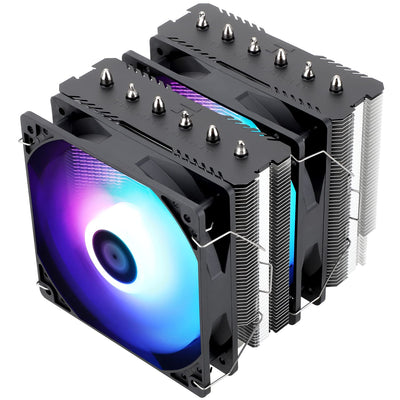 Thermalright Peerless Assassin 120 SE ARGB CPU-Luftkühler, 6 Heatpipes Kühler, Dual 120mm TL-C12C-S PWM Lüfter, Aluminium Kühlkörperabdeckung, AGHP, für AMD AM4/AM5 Intel 1700/1150/1151/1200