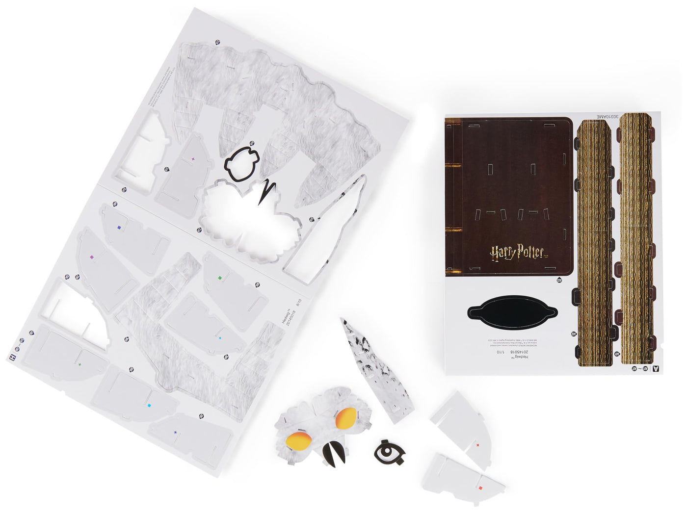 4D Build - Harry Potter, 3D-Puzzle der beliebten Schnee-Eule Hedwig aus hochwertigem Karton, 118 Teile, für Harry Potter Fans ab 12 Jahren