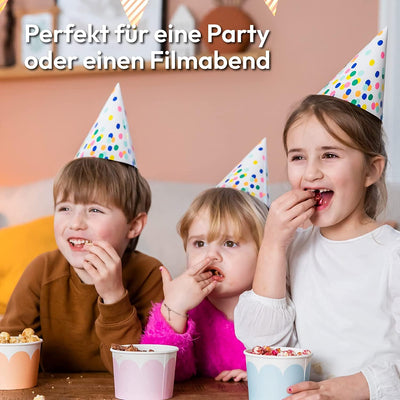 Gadgy Popcorn Maschine groß - Retro Popcorn Maker 5 L - Popcorn Maker mit Antihaftbeschichtung und abnehmbarer Heizfläche - Popkorn Maschine rot - Popcornmaschine 800W - Popcorn machine