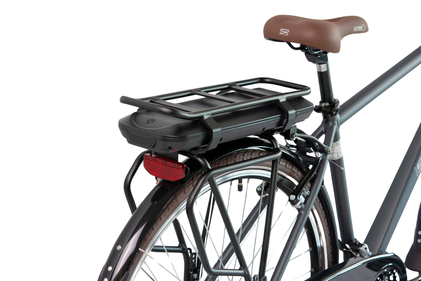 F.lli Schiano E-Ride, E Bike Trekking 28 Zoll, 36V 10.4Ah Abnehmbarer Akku, Motor 250W 40Nm, Trekking EBike für Herren, Schwarz