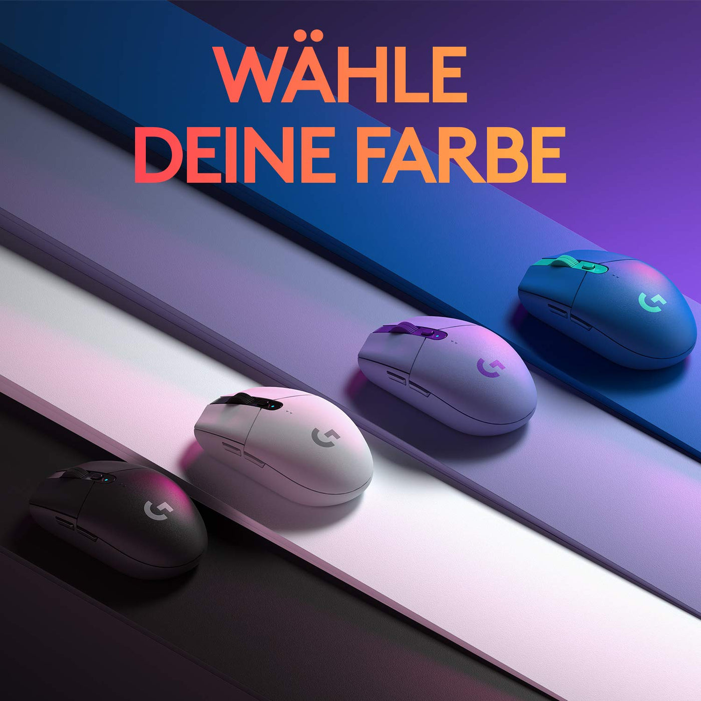 Logitech G305 LIGHTSPEED kabellose Gaming-Maus mit HERO 12K DPI Sensor, Wireless Verbindung, 6 programmierbare Tasten, 250 Stunden Akkulaufzeit, Leichtgewicht, PC/Mac - Schwarz