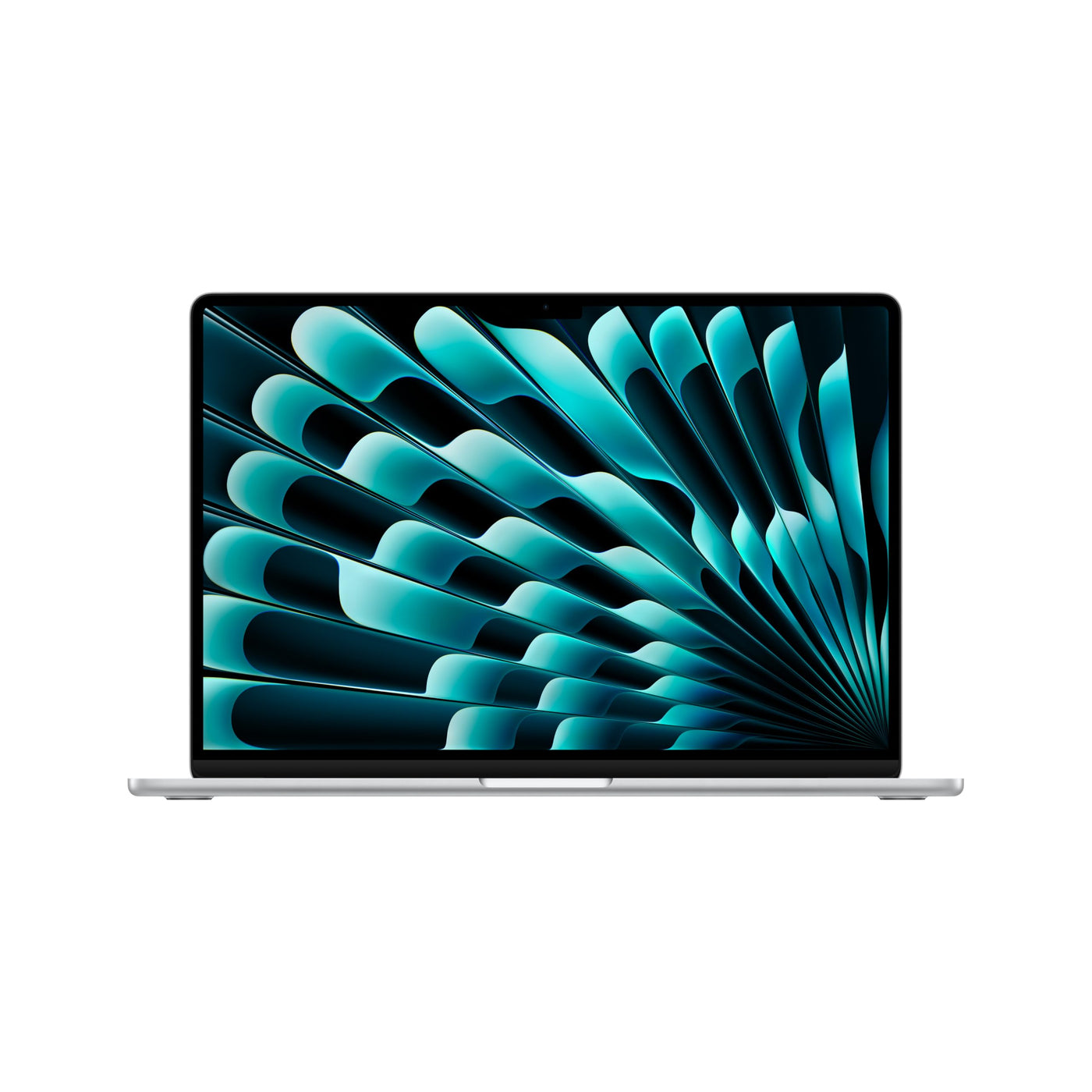 Apple 2024 15" MacBook Air Laptop mit M3 Chip: 15,3" Liquid Retina Display, 16 GB gemeinsamer Arbeitsspeicher, 512 GB SSD Speicher, beleuchtete Tastatur, 1080p FaceTime HD Kamera, Touch ID, Silber