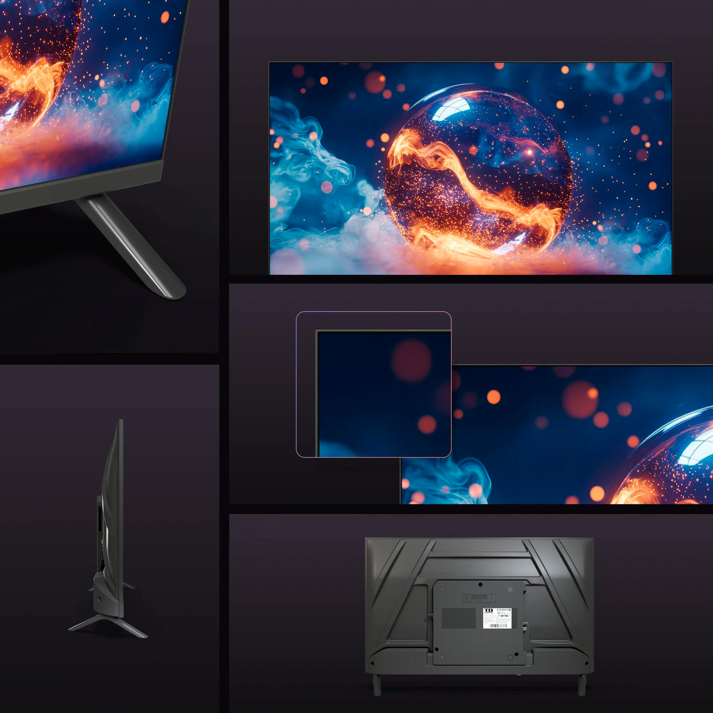 TD Systems - 32 Zoll Smart TV, Android GTV 14, HD DVB-T2/C/S2 Television, Modell 2025, Fernseher mit 2 Jahren Garantie - PRIME32C21GLE