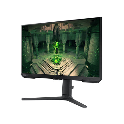 Samsung Odyssey G4B Gaming Monitor LS25BG400EU, 25 Zoll, IPS-Panel, Full HD-Auflösung, AMD FreeSync Premium, G-Sync kompatibel, 1 ms (G/G) Reaktionszeit, Bildwiederholrate 240 Hz, Schwarz