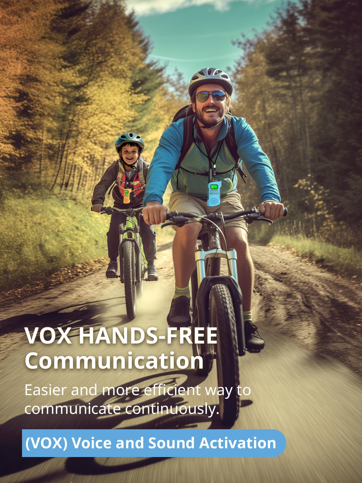 Inspireyes Walkie Talkie Kinder Aufladbar, 48 Stunden Arbeitszeit, 8 Kanäle 2-Wege-Radio, Geschenke für Jungen Mädchen, Outdoor Wandern Camping, 3-12 Jahre altes Spielzeug