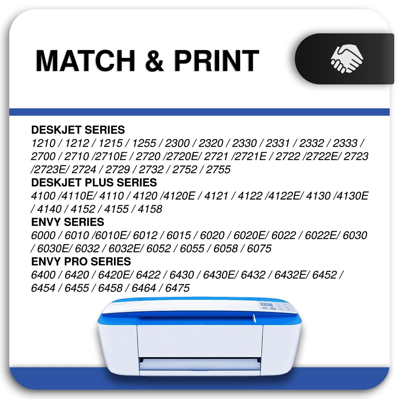 Inkwood 305XL Patronen Remanufactured für HP 305 Druckerpatronen, HP 305 Schwarz für HP DeskJet 2700 2710 2720 2724 DeskJet Plus 4100 4130 4120 4200 Envy 6000 6020 6032 6010 Envy Pro 6430 6420