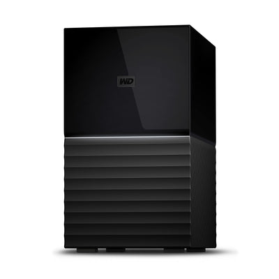 WD My Book Duo 28 TB RAID Desktop-Speicher (Passwortschutz, Sicherungssoftware, Hardwareverschlüsselung, USB 3.0, sofort mit RAID-0 einsatzbereit)