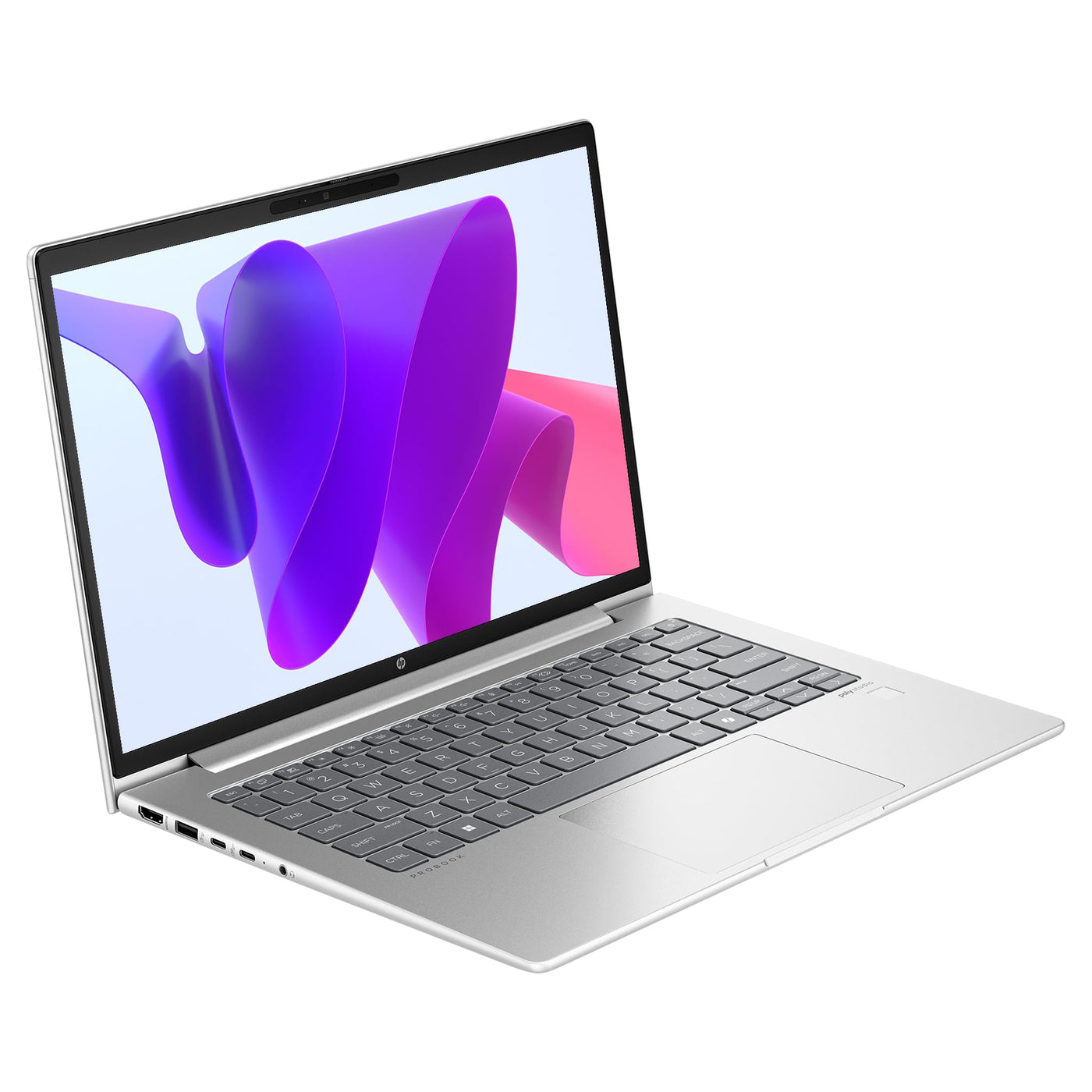 HP ProBook 445 G11 Laptop, AMD Ryzen 5 7535U, 32 GB DDR5 RAM, 2 TB PCIe SSD, 14" WUXGA Display, AMD Radeon 660M, QWERTZ Tastatur, Windows 11 Pro, Silver