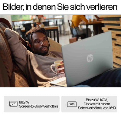 HP Pavilion Laptop | AMD Ryzen 7 8840U | 16-Inch WUXGA Display | 16 GB DDR5 RAM | 512 GB PCIe NVMe SSD | AMD Radeon Grafik | QWERTZ Keyboard | Windows 11 Home | Silver