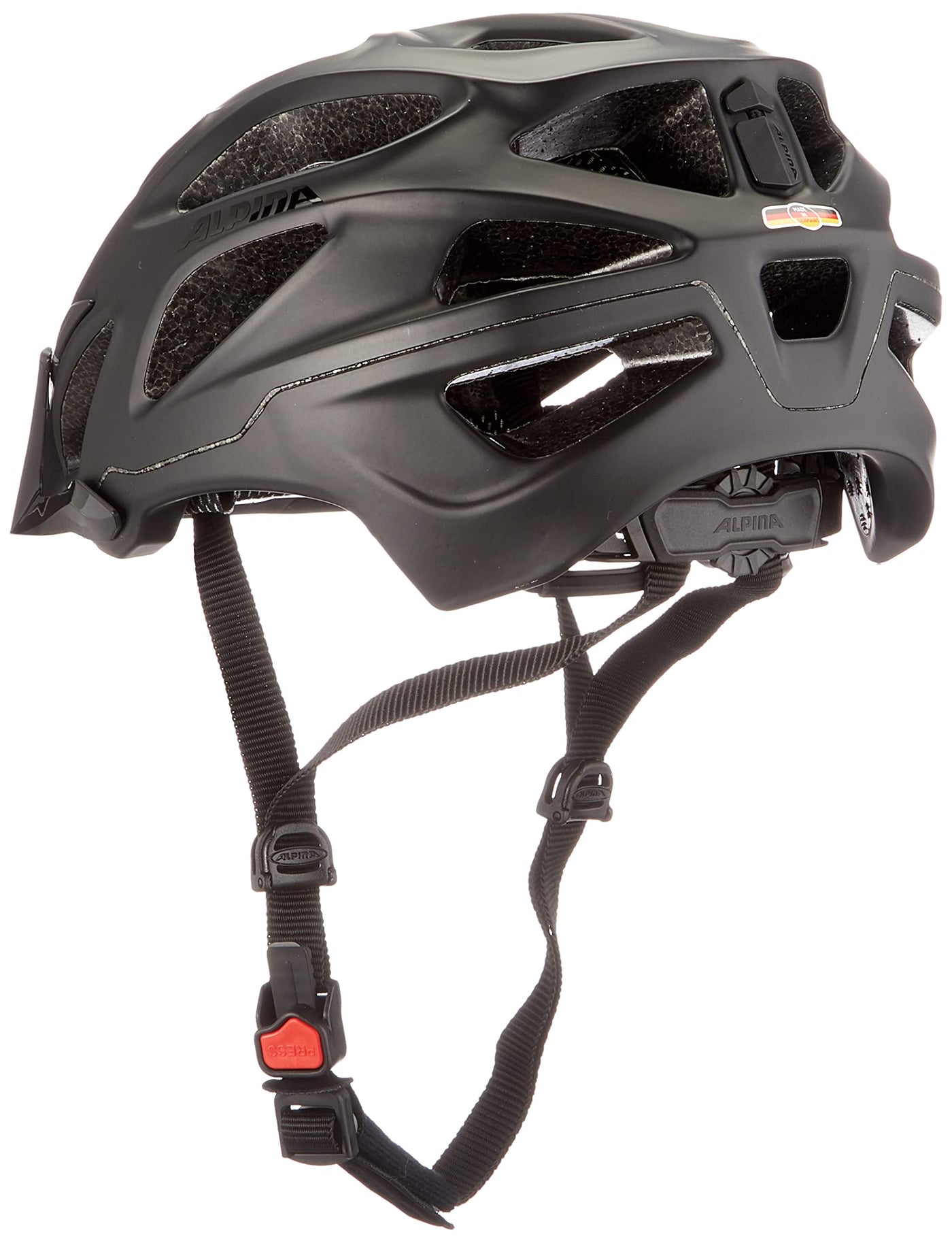 ALPINA MYTHOS 3.0 L.E. - Leichter, Optimal Belüfteter & Anpassbarer Fahrradhelm Mit Antibakteriellen Polstern Für Erwachsene, black matt, 59-64 cm