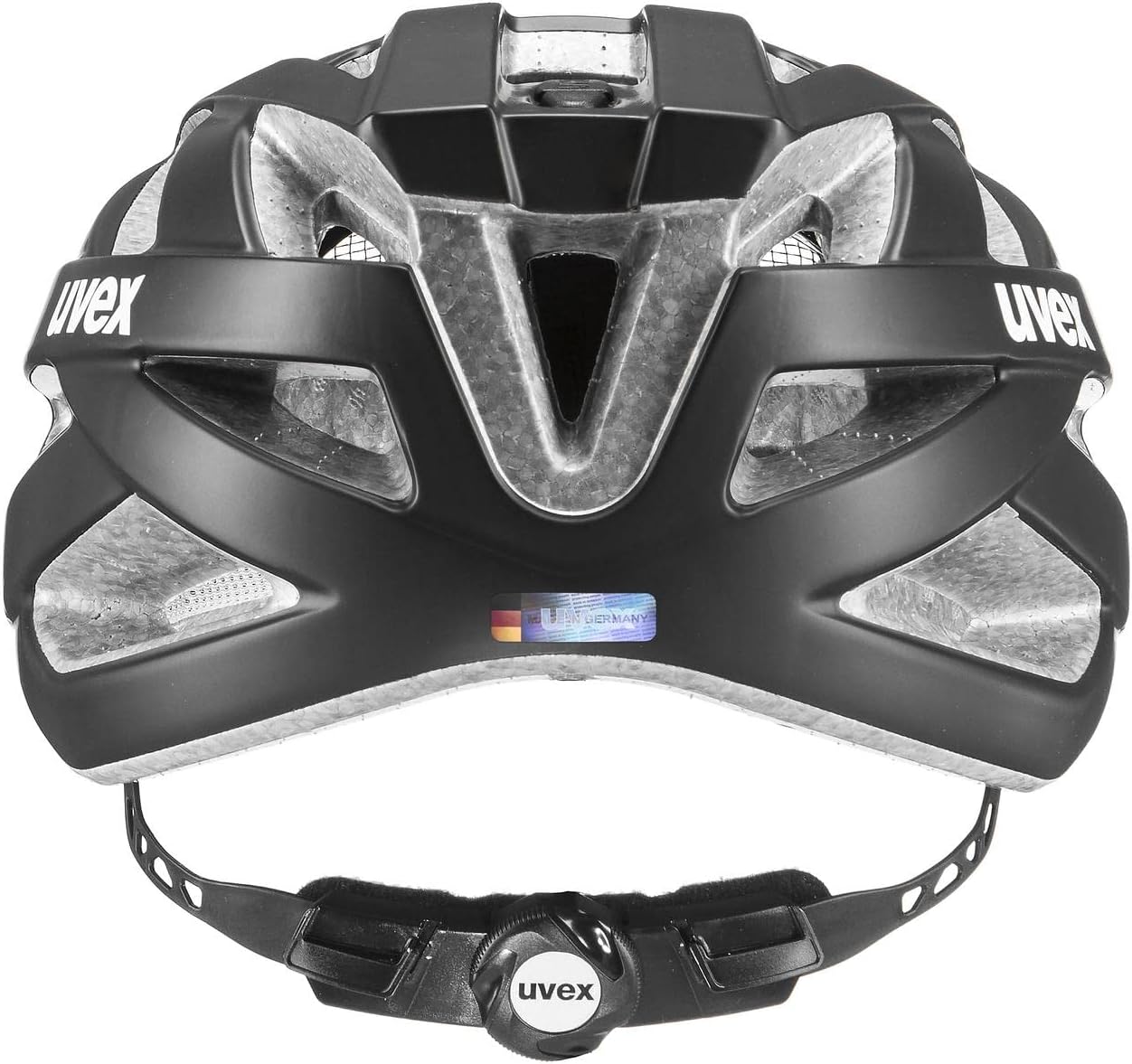 uvex i-vo cc - leichter Allround-Helm für Damen und Herren - individuelle Größenanpassung - erweiterbar mit LED-Licht - black matt - 56-60 cm