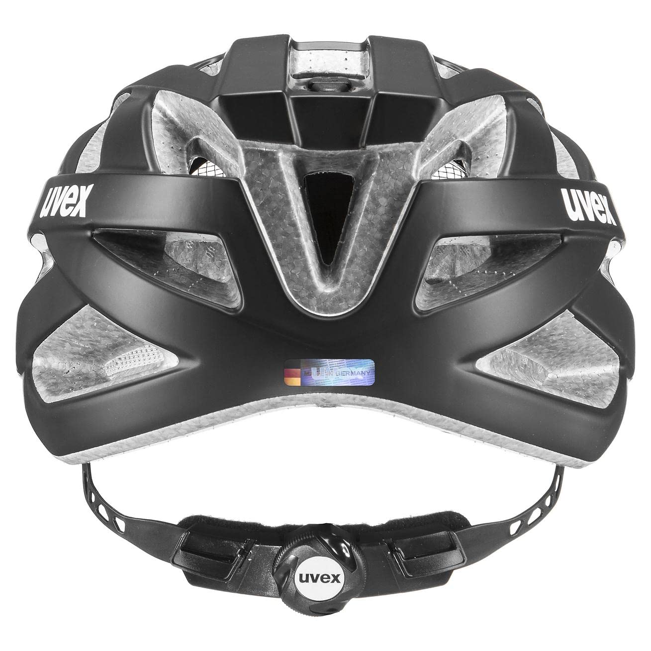 uvex i-vo cc - leichter Allround-Helm für Damen und Herren - individuelle Größenanpassung - erweiterbar mit LED-Licht - black matt - 56-60 cm