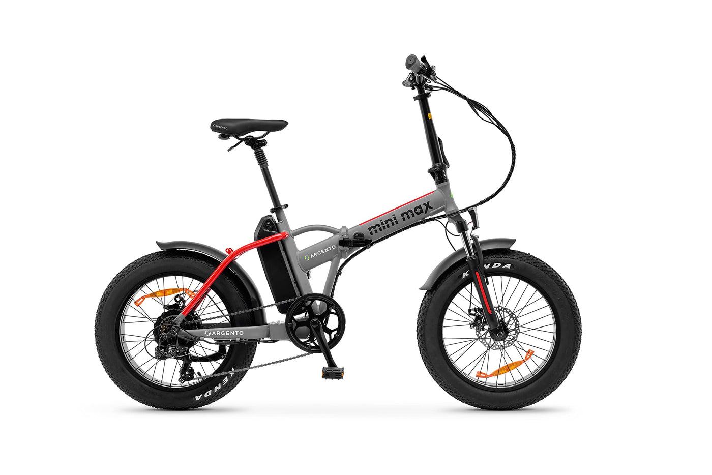 Argento Unisex – Erwachsene Mini Max E-Fahrrad, Grau, Einer Größe