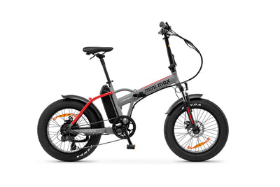 Argento Unisex – Erwachsene Mini Max E-Fahrrad, Grau, Einer Größe