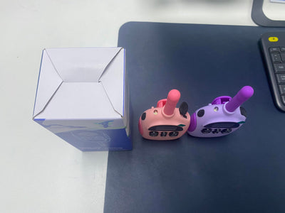 Walkie Talkie Kinder,HPROMOT 2 Pack Aufladbar Walkie Talkies, 16-Kanal Kinder Spielzeug für Jungen Mädchen, Abenteuer im Freien Outdoor Camping Wandern