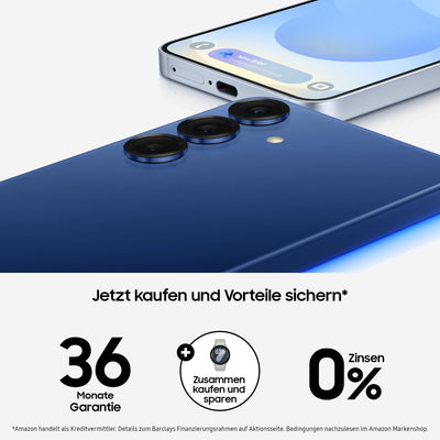 Samsung Galaxy S25+ AI Smartphone mit Galaxy AI, Ohne Vertrag, AI Handy mit Android, 12 GB RAM, 256 GB Speicher, 50-MP-Kamera, Silver Shadow, 3 Jahre Herstellergarantie [Exklusiv auf Amazon]