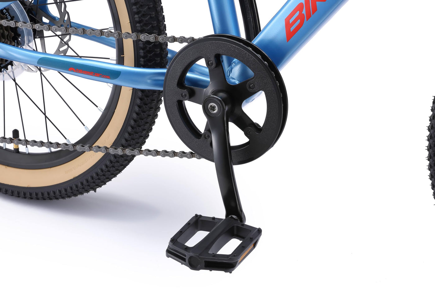 BIKESTAR Kinder Fahrrad Mountainbike 7 Gang Shimano, Scheibenbremse ab 6 Jahre | 20 Zoll Kinderrad MTB | Blau