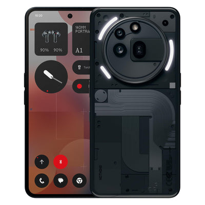 Nothing Phone (3a) Pro 256 GB - Handy mit 50 MP Periskop-Kamera, 50 MP Hauptkamera, 60-facher Ultra-Zoom, Essential Space, 12 GB RAM, Langer Akkulaufzeit und 6,77" FHD+ AMOLED-Display - Grau
