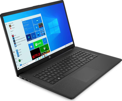 HP (17,3 Zoll HD++ Notebook (AMD Ryzen3 5300U 8-Thread 3.80 GHz, 16 GB DDR4, 512 GB SSD, Radeon 6-Kern Grafik 4GB, HDMI, Webcam, Bluetooth, USB 3.0, WLAN, Windows 11 Prof., MS Office) #7315