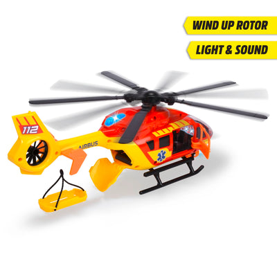 Dickie Toys Rettungs-Hubschrauber Airbus H145 3 Jahren für Jungen mit Seilwinde & Rettungstrage - 203716024