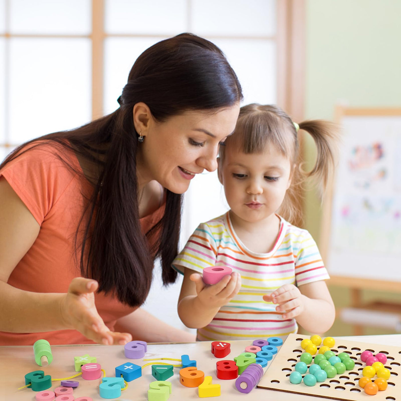 Montessori Spielzeug ab 3 Jahre, Spiele ab 3 4 5 6 Jahren - 6 IN 1 Magnetspiel Angelspiel Feinmotorik Brettspiele Lernspiele Kinderspielzeug ab 3 4 5 6 Jahre Geschenk 3 Jahre Junge Mädchen