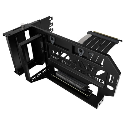 Cooler Master Vertical GPU Holder Kit V3 – Für E-ATX/ATX/mATX PC-Gehäuse & PCI-E 4.0-Geräte, anpassbare modulare Grafikkartenunterstützung, dicke SGCC-Stahlhalterung, inkl. 165mm Riser-Kabel – Schwarz