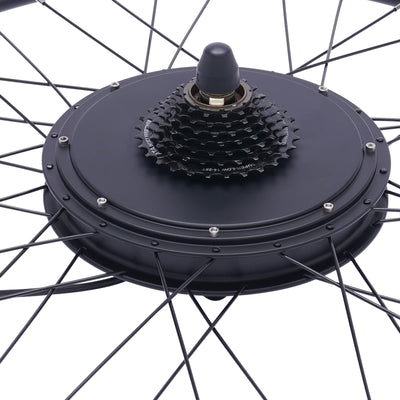 28“ E-Bike Fahrrad Umbausatz, 1000W E-Bike Nabenmotor Umbausatz Elektro Vorderrad Hinterrad Elektrofahrrad ebike Motor Conversion Kit