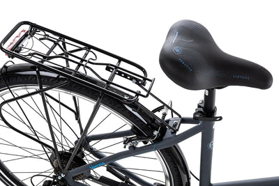 Adler Verona Trapez Damenrad 28 Zoll 21 Gang Trekkingrad aus Aluminium, Farbe:Darkgrey matt/Grey Blue, Rahmengröße:55 cm, Laufradgröße:28 Zoll
