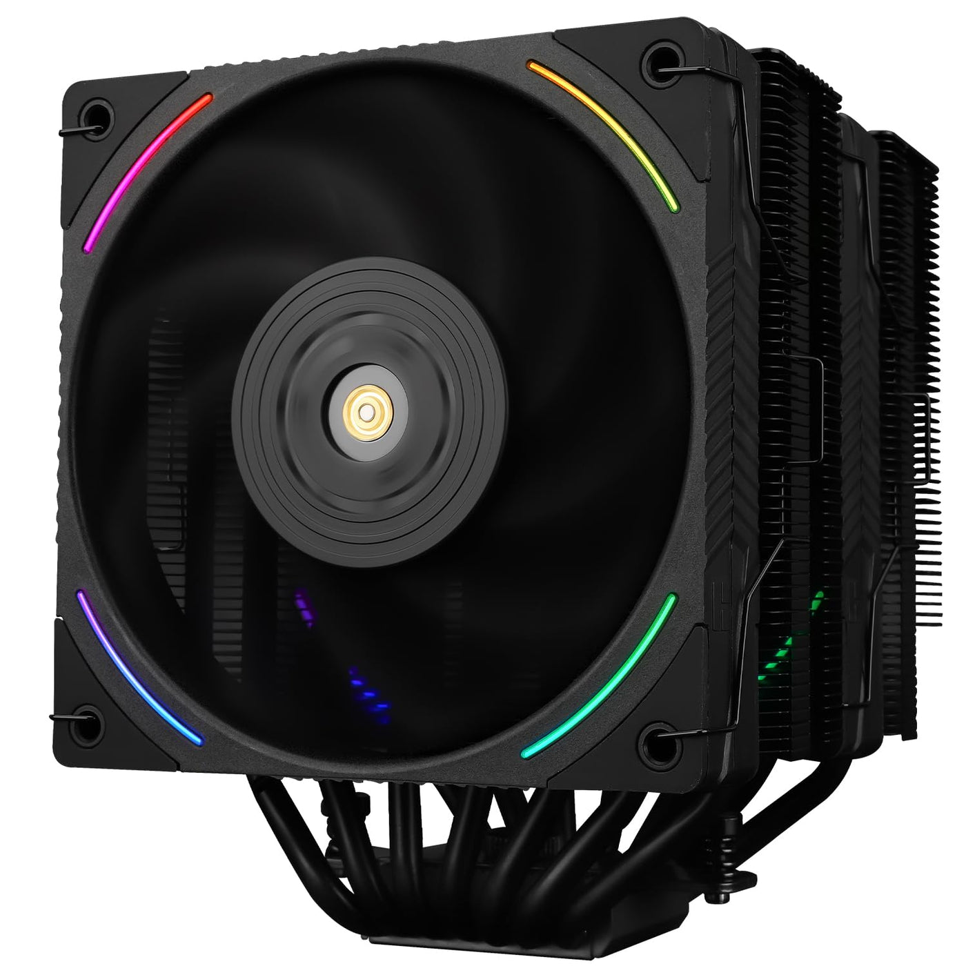 Thermalright Phantom Spirit 120 EVO CPU-Kühler, 7×6mm Heatpipes CPU-Luftkühler, Dual-PWM-Lüfter-Computerkühlung, 2150RPM Geschwindigkeit, für AMD AM4 AM5 / Intel 1700/1150/1151/1200/17XX/2011
