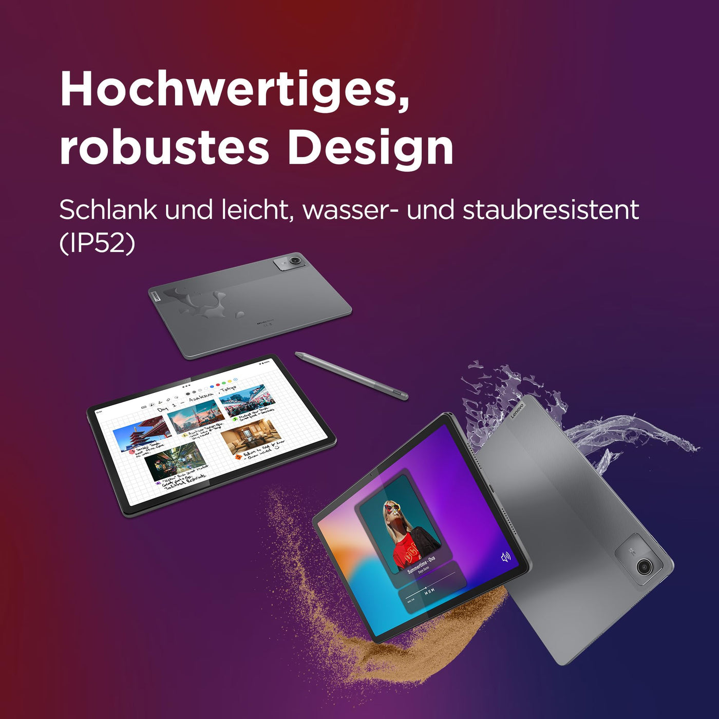 Lenovo Tab M11 Tablet | 11'' WUXGA Touch Display | MediaTek Helio G88 | 8GB RAM | 128GB Speicher | Wi-Fi | Android 14 | grün | inkl Tab Pen