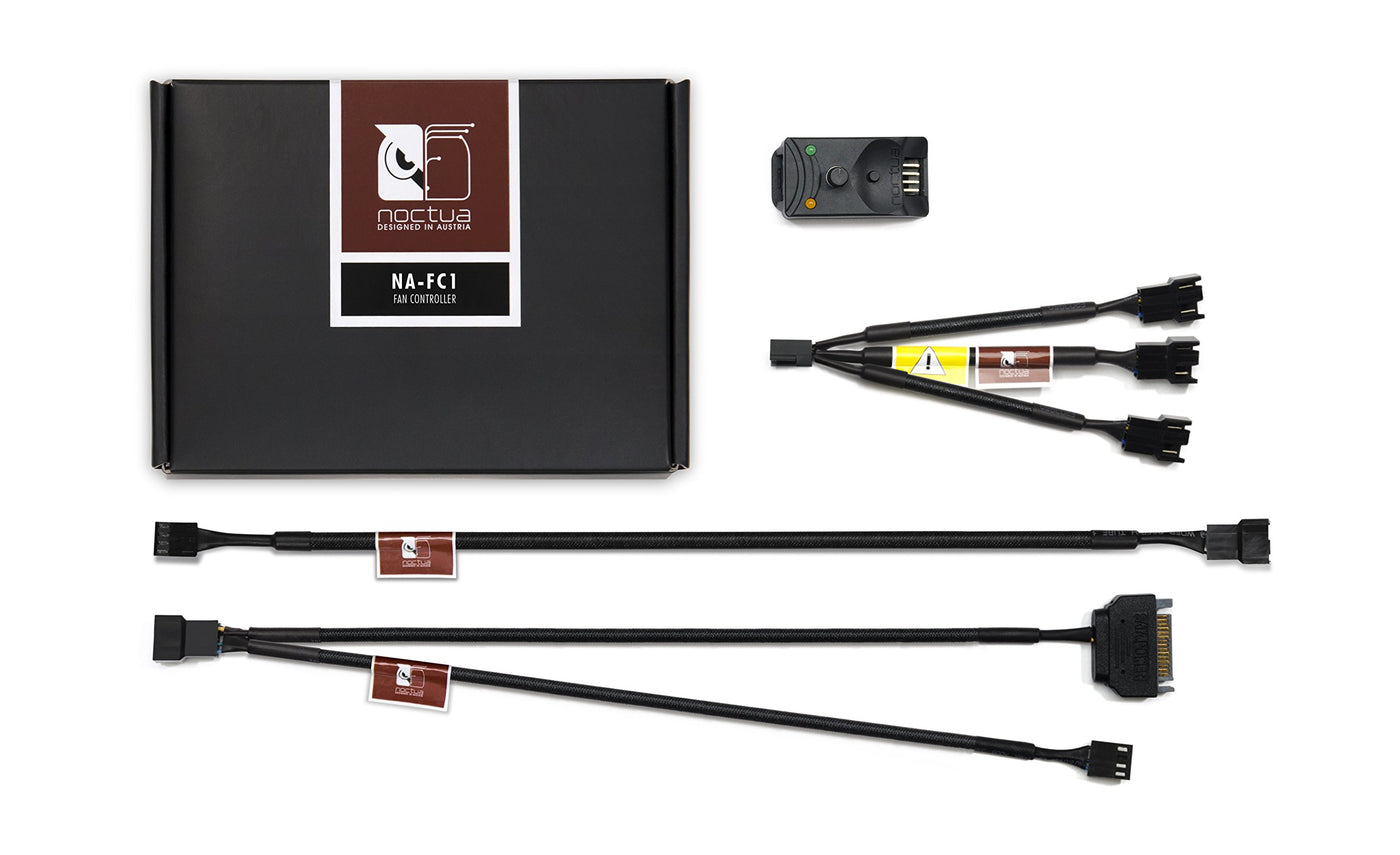 Noctua NA-FC1, 4-Pin PWM Lüftersteuerung (Schwarz)