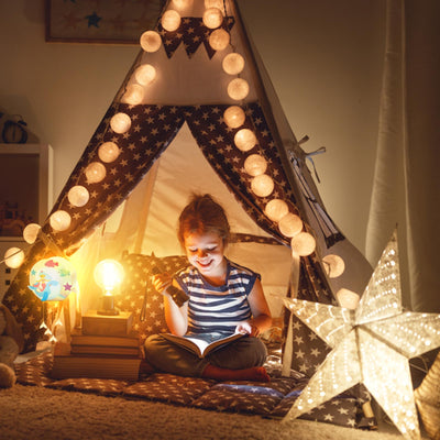 4 Stück LED Meerjungfrau Laternen Bastelset für Kinder, Martinslaternen, Bastelmaterial für eine Laterne, Papierlaternen Bastelset für St Martin, Halloween, Kostümpartys, Weihnachten, Kinderpartys