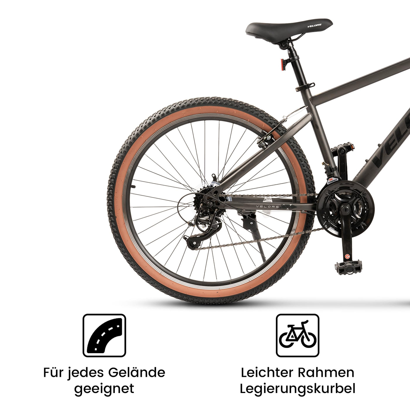 CARPAT SPORT 26 27.5 29 Zoll Mountainbike Fahrrad für Erwachsene, 21 Gang Schaltung, V-Bremsen/Dual-Scheibenbremsen, MTB Herren Damen, Jugendfahrrad