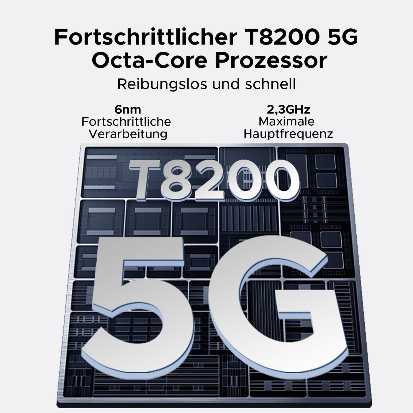 DOOGEE Note 59 5G Smartphone Ohne Vertrag Android 15, 32GB+128GB/2TB TF, 6250mAh, 6.75" HD+ 120Hz, T8200 Octa Core Handy Günstig, 16MP+8MP, Dual SIM Simlockfreie Handys, OTG, GPS, Face ID/NFC