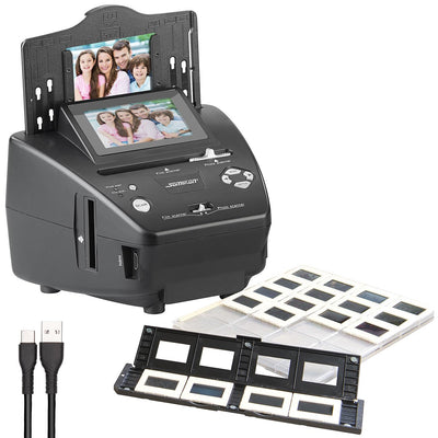 Somikon Diascanner: Foto-, Dia- & Negativscanner m. Display, ganz ohne PC, 2850 DPI, 20 MP (Photoscanner, Dias Scanner, diascaner)