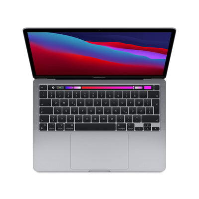 2020 Apple MacBook Pro mit Apple M1 Chip (13-Zoll, 8GB RAM, 256GB SSD Speicher) (QWERTZ German) Space Grau (Generalüberholt)