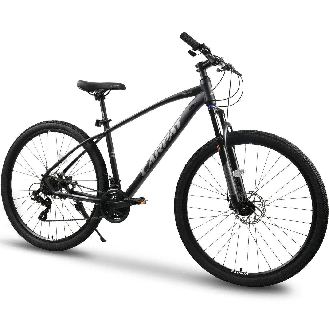 CARPAT SPORT Mountainbike 27,5 Zoll MTB Fahrrad für Herren Damen 21 Gang TZ Tourney Schaltwerk, Kettenschaltung, (Aluminium Rahmen, Mechanische Scheibenbremse), Hardtail Fahrrad
