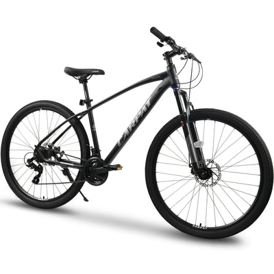 CARPAT SPORT Mountainbike 27,5 Zoll MTB Fahrrad für Herren Damen 21 Gang TZ Tourney Schaltwerk, Kettenschaltung, (Aluminium Rahmen, Mechanische Scheibenbremse), Hardtail Fahrrad