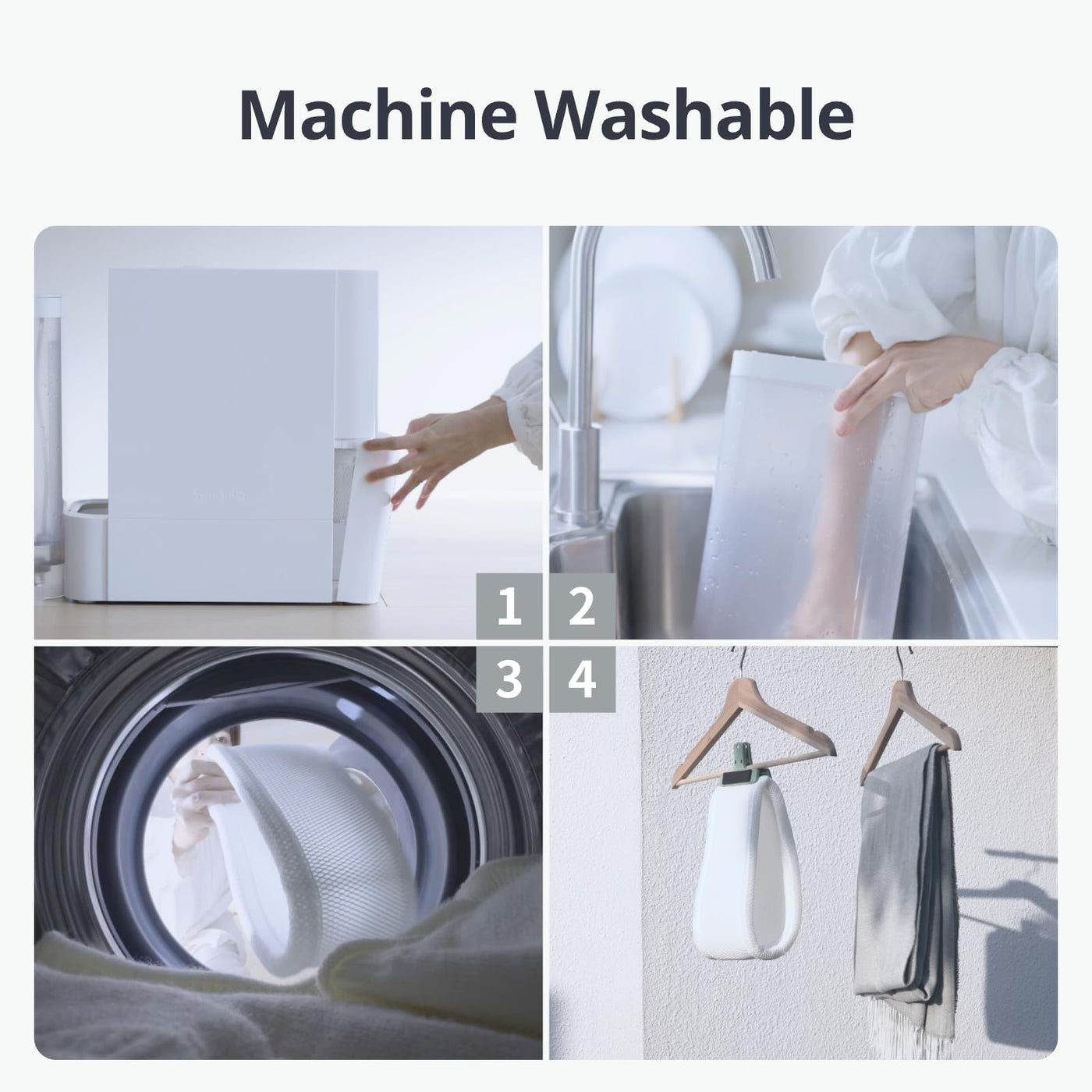 SwitchBot Luftbefeuchter, hygienische Kaltverdunstung, sehr leise 18 dB(Schneegeräusche) für Schlafzimmer mit Smart Feuchte APP & Sprachkontrolle, App-Alarm, 4,5 l-Tank, Unterstützt Alexa und Google