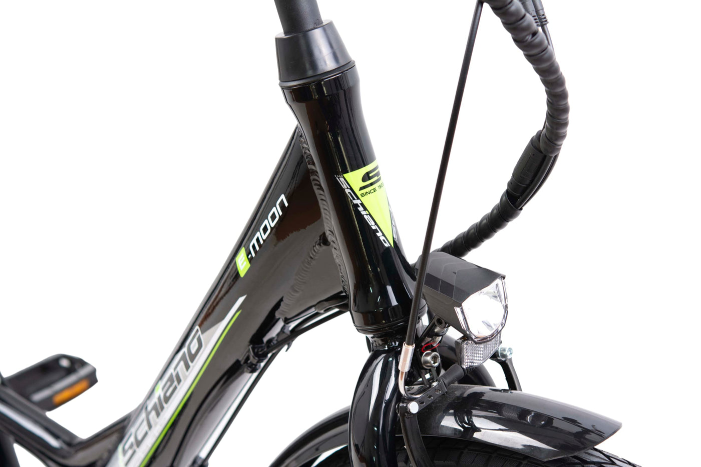 F.lli Schiano E-Moon, E Bike für die Stadt 26 Zoll, 36V 13Ah Abnehmbarer Akku, Motor 250W 40Nm, City Ebike für Herren/Damen, Schwarz