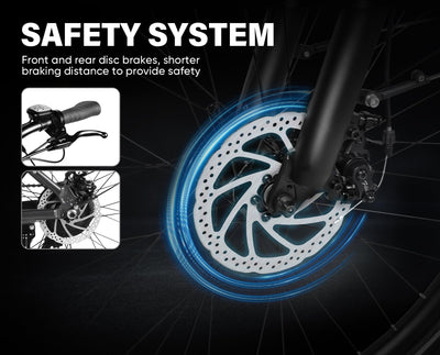 SAMEBIKE Neue Modelle Elektrofahrrad für Männer und Frauen, 26 x 2.1 Zoll Fat Tyre, 36 V 15 Ah Elektrofahrrad, 7 Gangschaltung (blau)