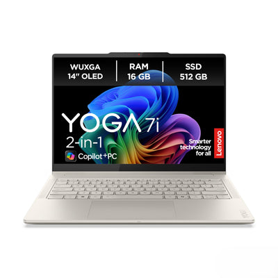 Lenovo Yoga 7i 2-in-1 AI Laptop | Copilot+ PC | 14" 2.8K OLED | Intel Core Ultra 7 | 16GB RAM | 512GB SSD | Intel Arc Grafik | Win11 | QWERTZ | inkl. Yoga Pen | 3 Jahre Garantie Exklusiv bei Amazon