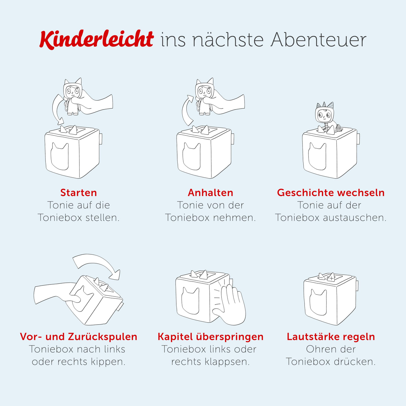 tonies Hörfiguren für Toniebox, Astrid Lindgren: Michel – Als Michel den Kopf in die Suppenschüssel steckte, Hörspiel für Kinder ab 4 Jahren, Spielzeit ca. 53 Minuten