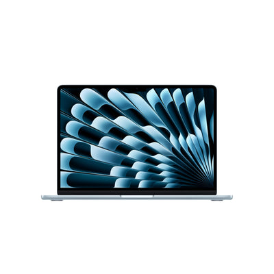 Apple MacBook Air (13", Apple M4 Chip mit 10‑Core CPU und 10‑Core GPU, 16GB Gemeinsamer Arbeitsspeicher, 512 GB) - Himmelblau