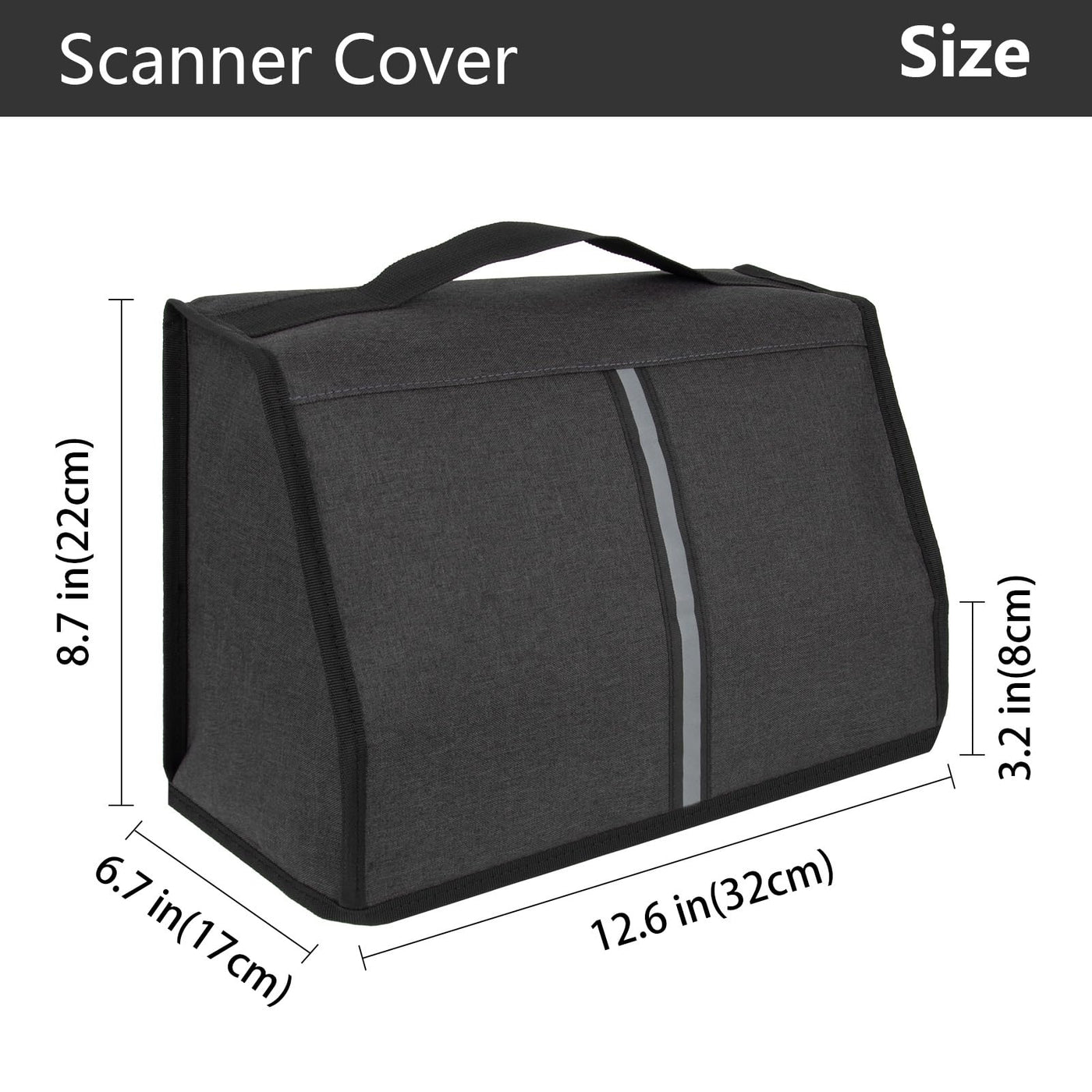 Kingshion Scanner-Staubschutz kompatibel mit Epson FastFoto FF-680W / DS-530 / DS-770 / DS-870 / DS-970 / ES-400W / ES-500W Scanner-Schutz Wireless High-Speed Foto- und Dokumentenscansystem