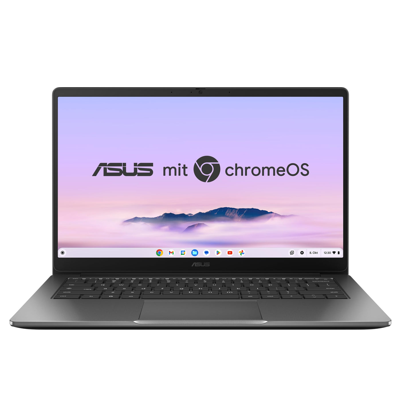 ASUS Chromebook Plus CX14 CX1405CTA Laptop | 14" FHD 16:9 IPS Display | Intel Core 3-N355 | 8GB RAM | 128GB eMMC | Intel UHD | ChromeOS | QWERTZ | Rock Grey