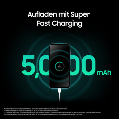 Samsung Galaxy A25 5G Smartphone, Simlockfrei ohne Vertrag, Android-Handy, 128 GB, Schnellladefunktion, 50-MP-Kamera, Yellow, 30 Monate Herstellergarantie [Exklusiv auf Amazon] [Deutsche Version]