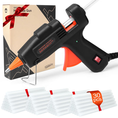 Feuerfest Heißklebepistole Klebepistole 30 Heißklebesticks Heissklebepistole Klebesticks für DIY Kleine Handwerk und schnelle Reparaturen in Haus & Büro, 20W Klebepistolen